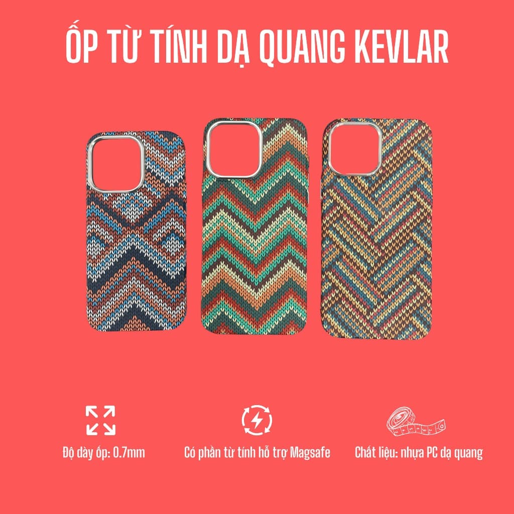 Ốp Từ tính Dạ quang Kevlar