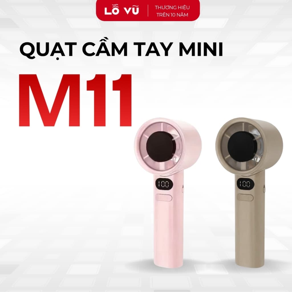 Quạt cầm tay mini M11 - Hồng