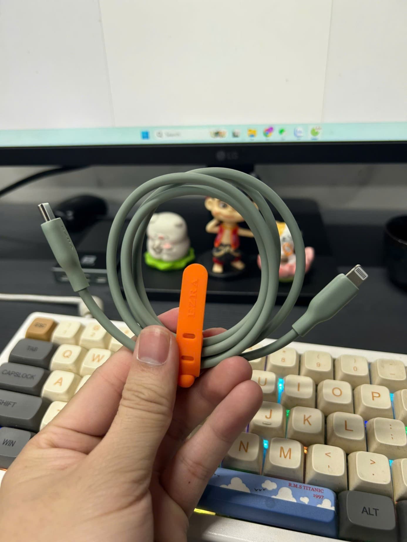 Cáp sạc C to L EZRA (Nobox - nhiều màu)