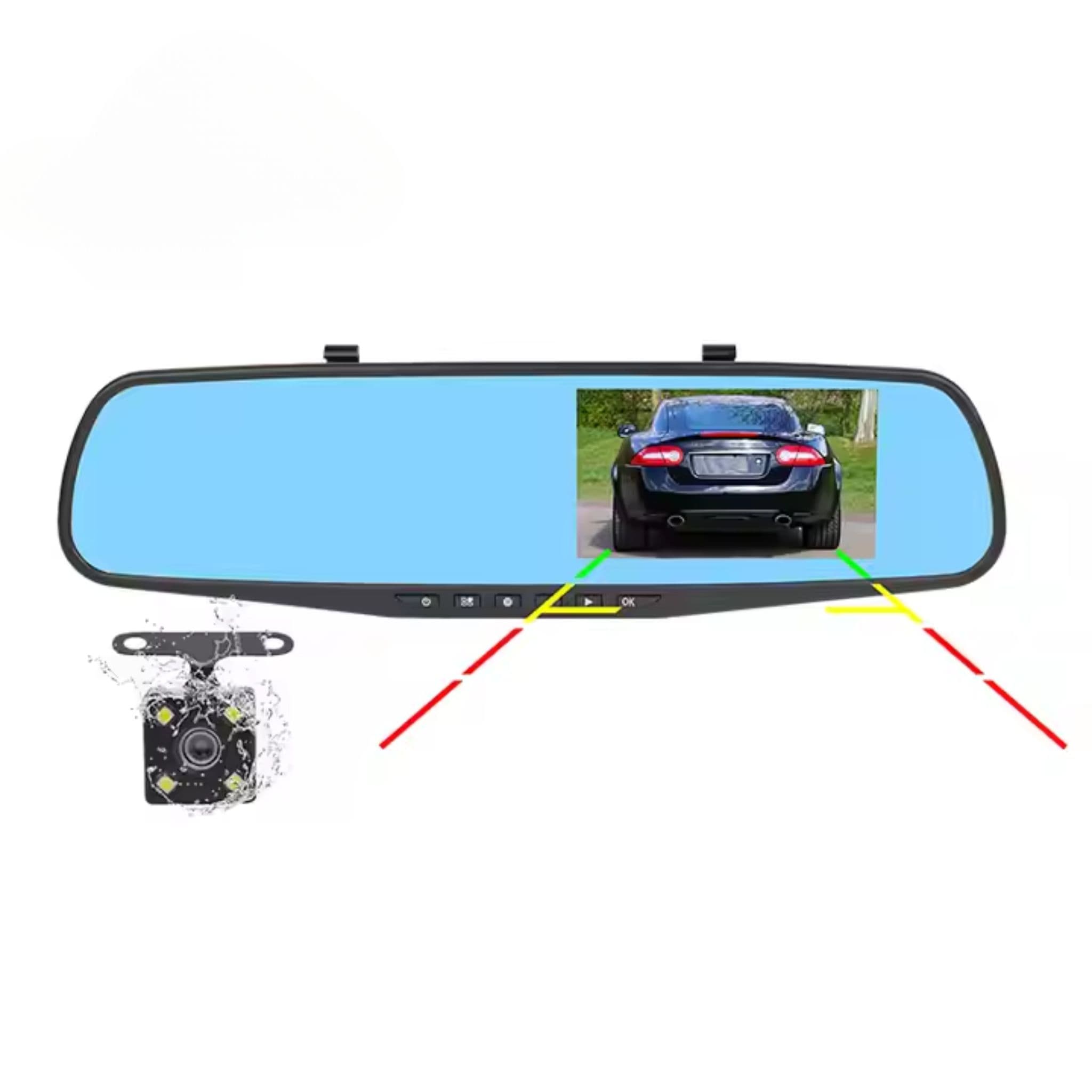Camera Hành Trình Gương Chiếu Hậu SENSOLOGY CC20D