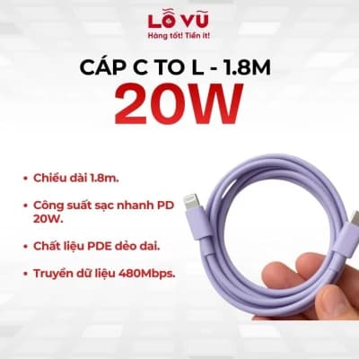 Cáp C to Lightning và C to C khác nhau ở đâu?