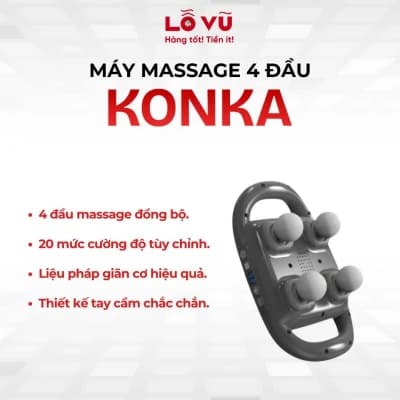 Máy Massage KONKA (Phiên bản 4 đầu)