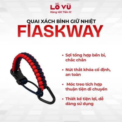 Quai xách bình giữ nhiệt FlaskWay - Tiện lợi, chắc chắn & dễ dàng di chuyển