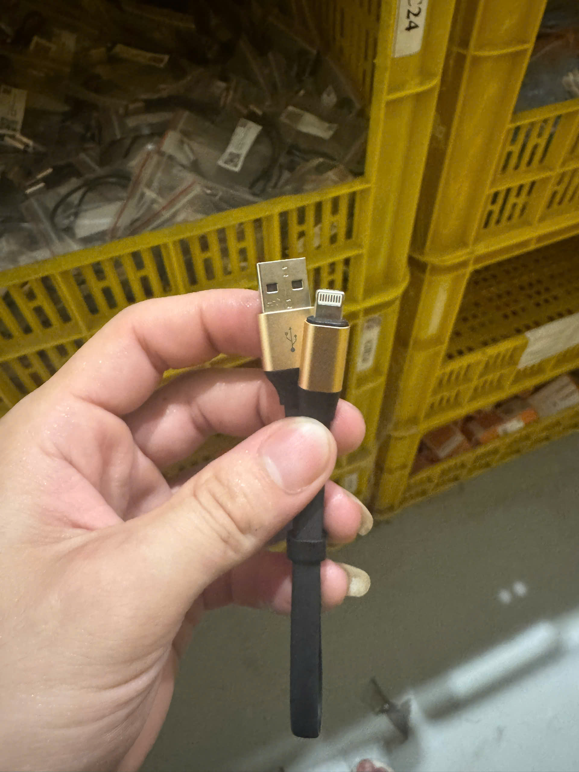 Cáp USB-Lightning Baseus 20cm không hộp