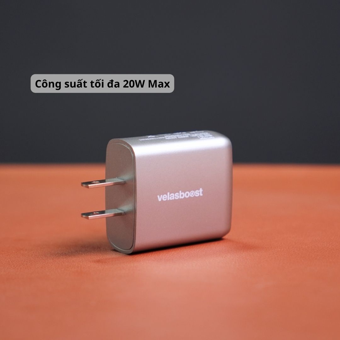 Củ sạc nhanh 20W velasboost Tốc 2