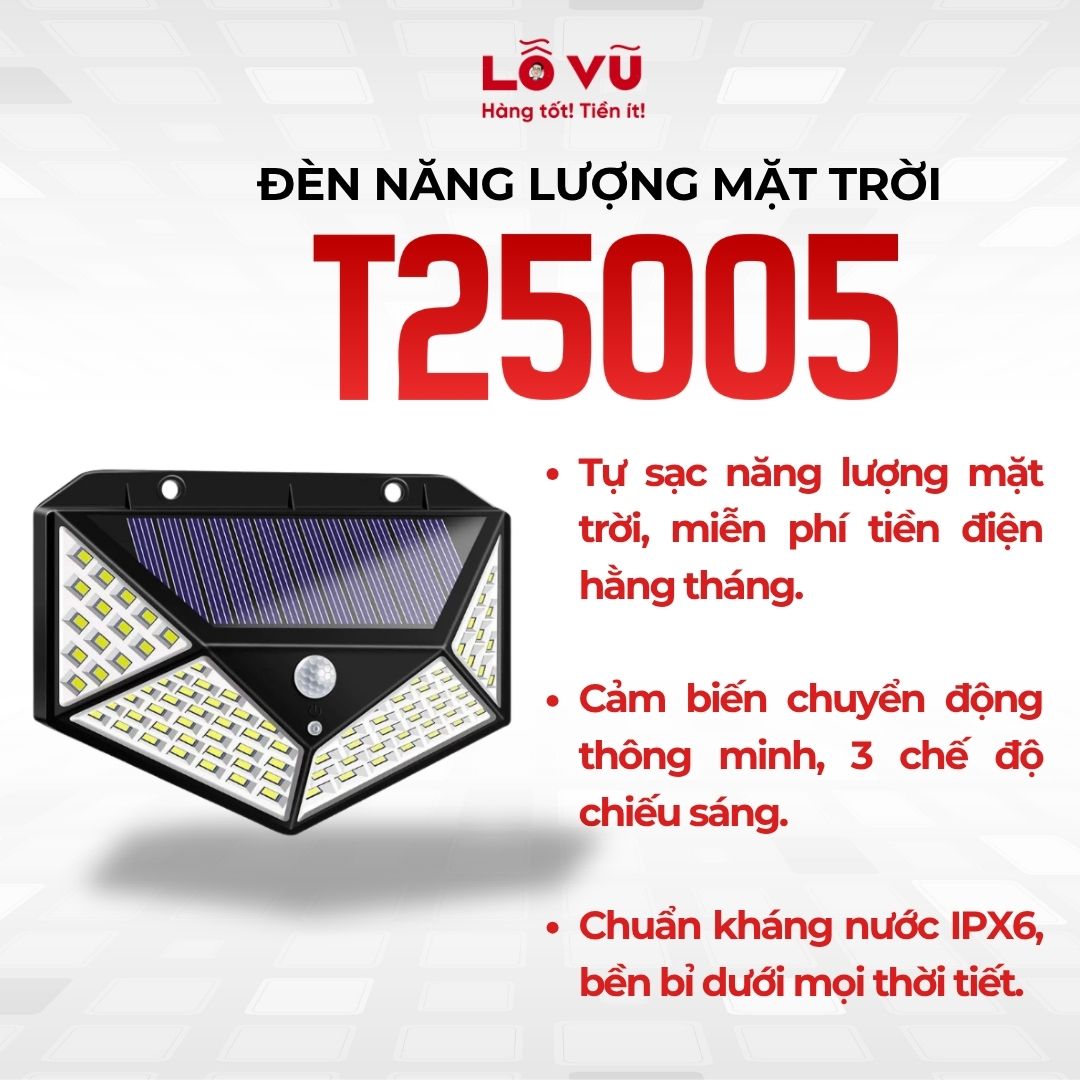 Đèn năng lượng mặt trời - T25005