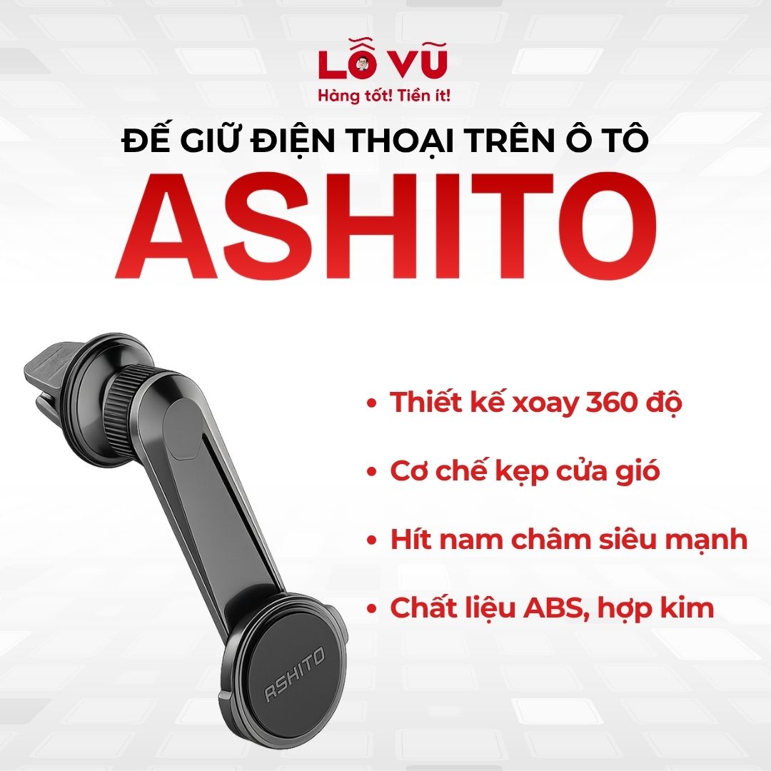 Đế giữ điện thoại trên ô tô ASHITO